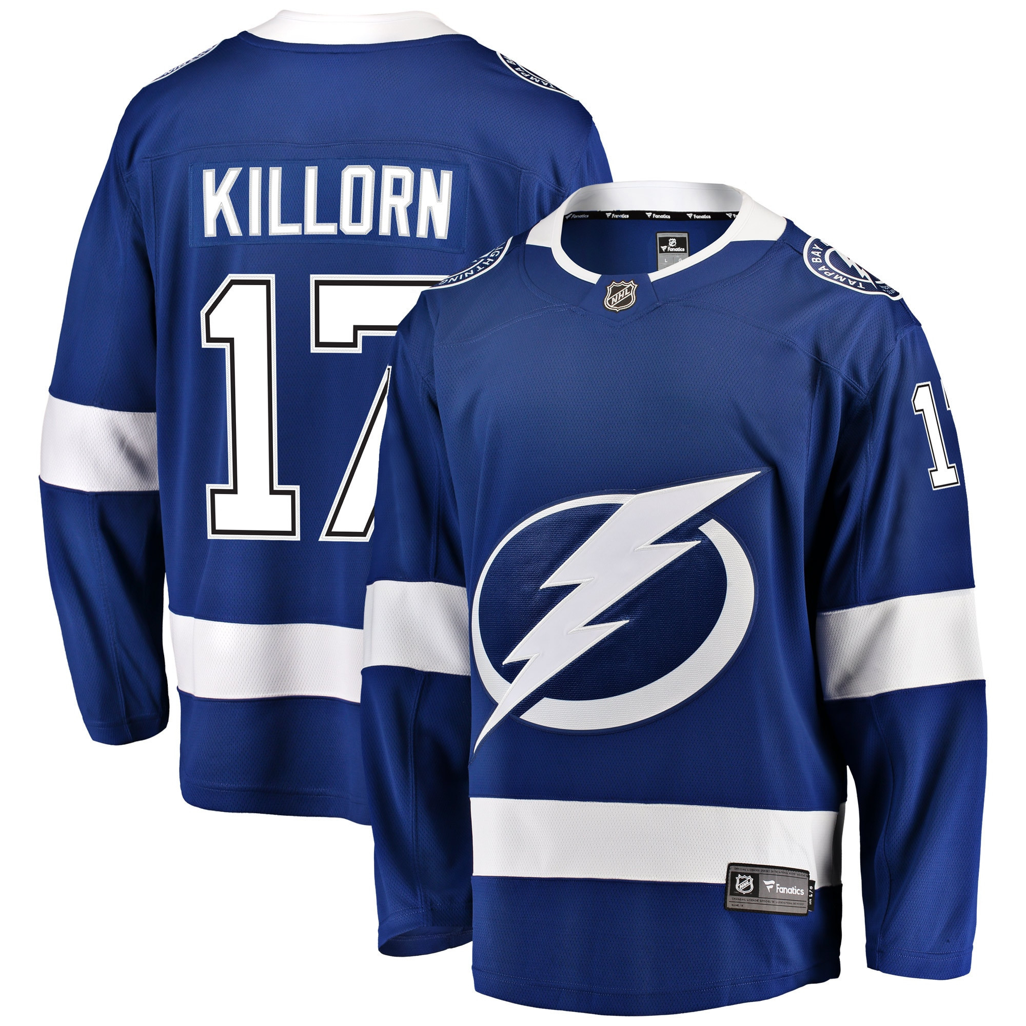 Alex Killorn Tampa Bay Lightning Fanatics Branded Home Breakaway Player Jersey - Blue Nhl