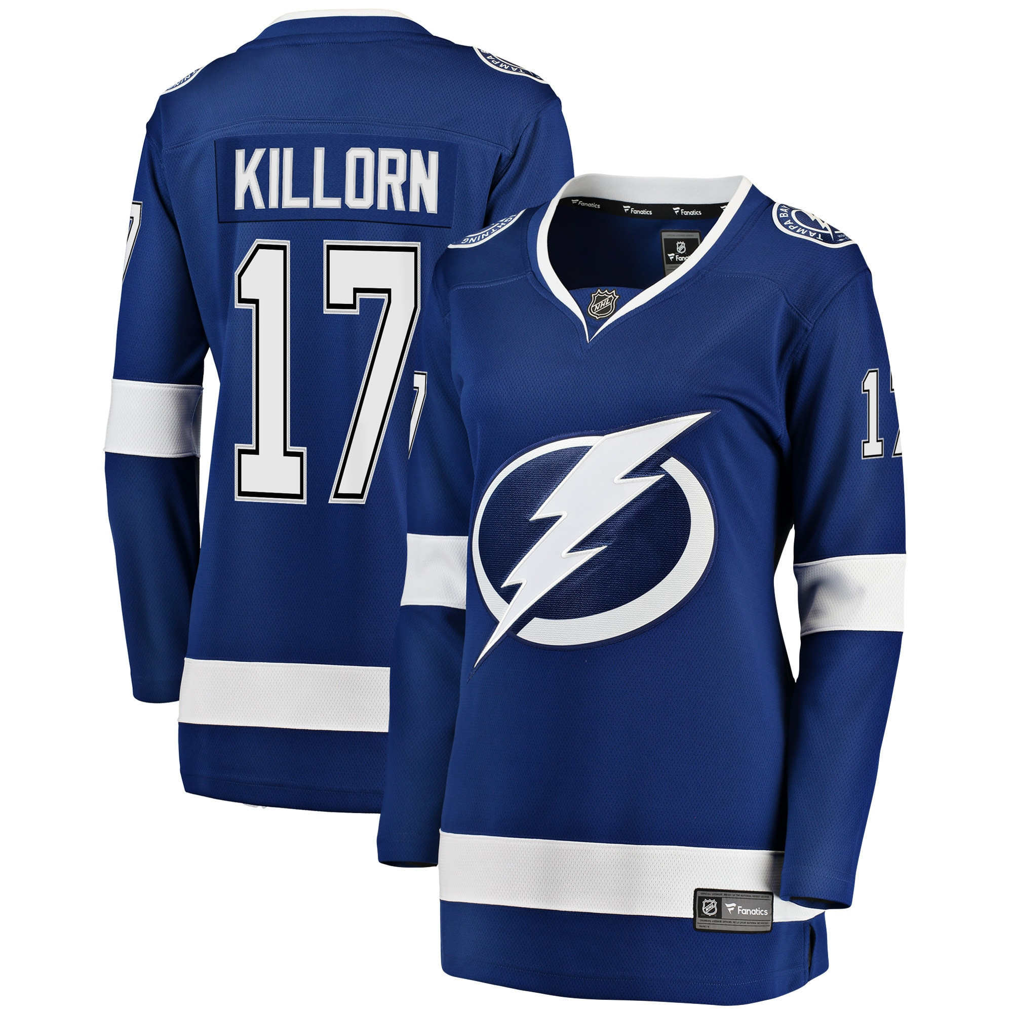 Alex Killorn Tampa Bay Lightning Fanatics Branded Womens Breakaway Player Jersey - Blue Nhl