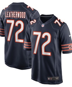 Alex Leatherwood Chicago Bears Game Player Jersey - Navy