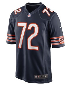 Alex Leatherwood Chicago Bears Game Player Jersey - Navy