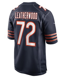 Alex Leatherwood Chicago Bears Game Player Jersey - Navy