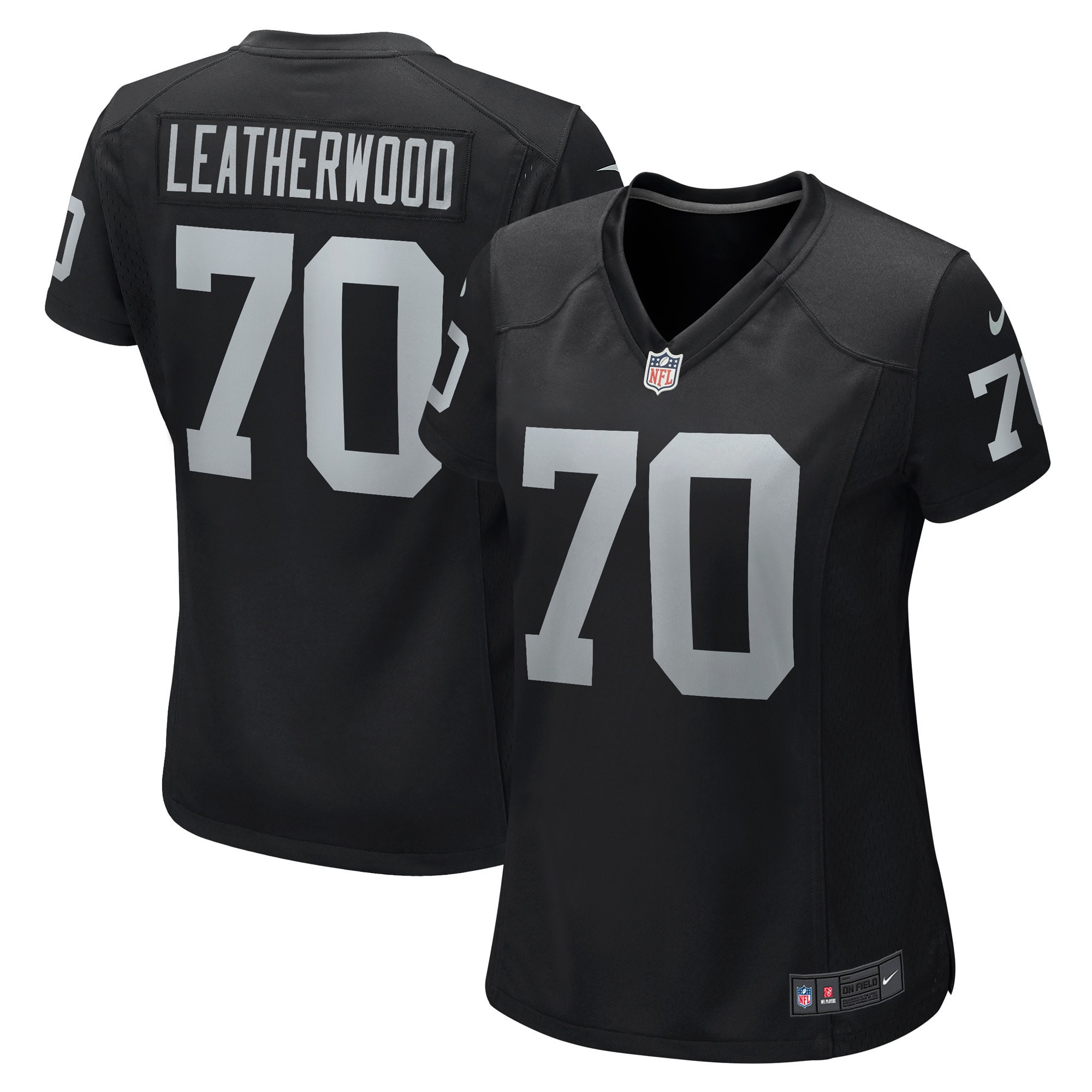 Alex Leatherwood Las Vegas Raiders Womens Game Jersey - Black Nfl