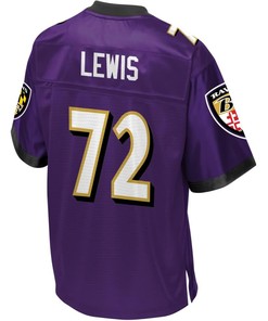 Alex Lewis Baltimore Ravens Nfl Pro Line Player Jersey - Purple