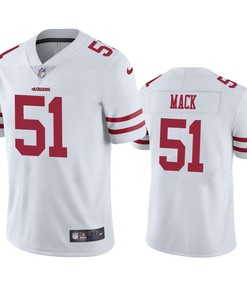 Alex Mack 51 San Francisco 49ers White Vapor Limited Jersey