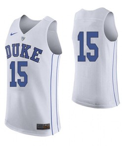 Alex OConnell Road 15 Elite Duke Blue Devils Basketball Jersey White