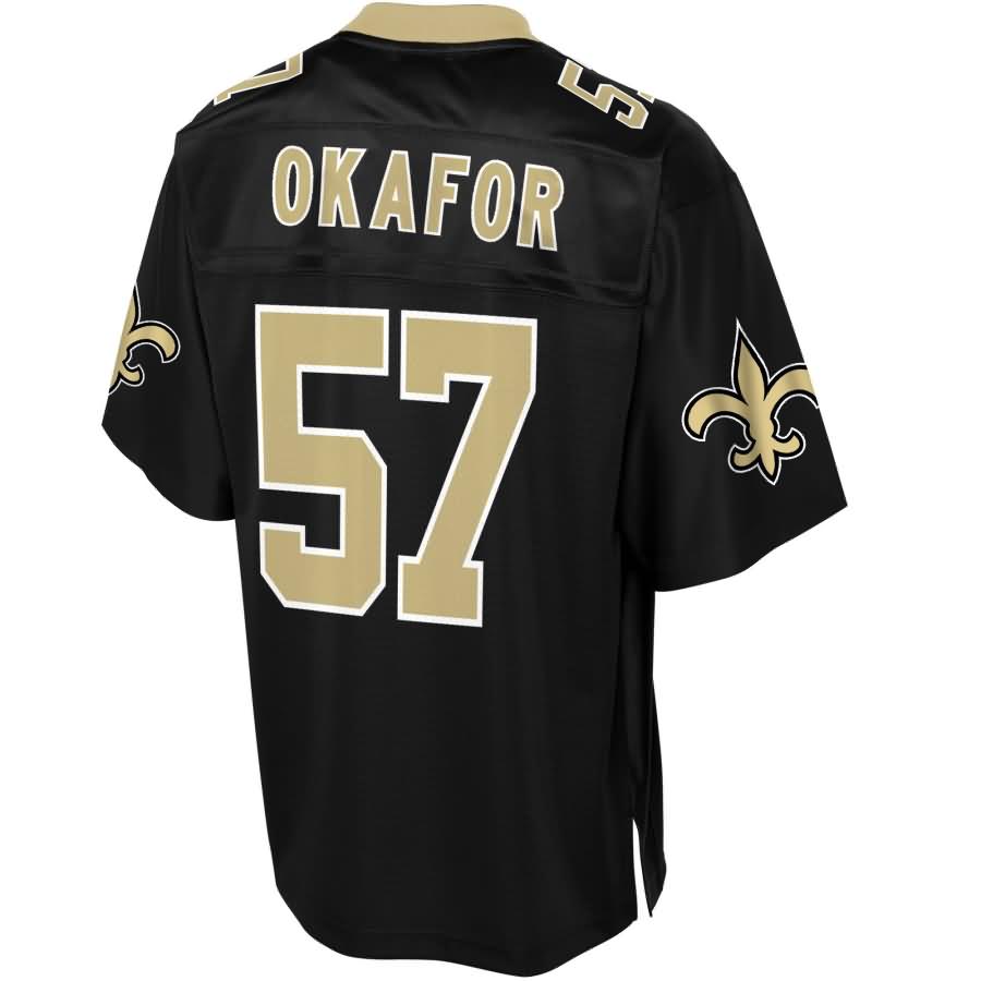 Alex Okafor New Orleans Saints Nfl Pro Line Player Jersey - Black