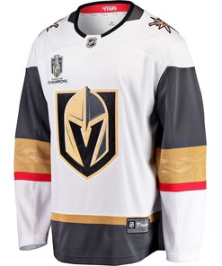 Alex Pietrangelo 7 Vegas Golden Knights 2023 Stanley Cup Champions Patch Breakaway Jersey - White