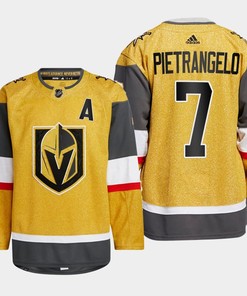 Alex Pietrangelo 7 Vegas Golden Knights Gold Jersey 2023 Home