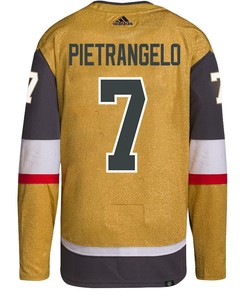 Alex Pietrangelo 7 Vegas Golden Knights Stanley Cup 2023 Final Patch Home Breakaway Men Jersey - Gold