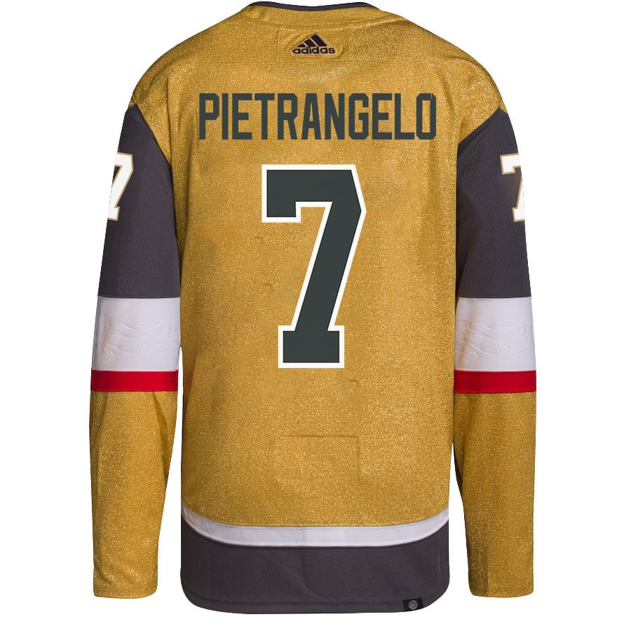 Alex Pietrangelo 7 Vegas Golden Knights Stanley Cup 2023 Final Patch Home Breakaway Men Jersey - Gold