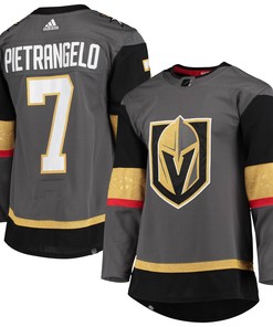 Alex Pietrangelo Vegas Golden Knights Adidas Home Primegreen Authentic Pro Player Jersey - Gray Nhl