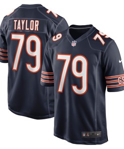 Alex Taylor Chicago Bears Game Jersey - Navy Nfl