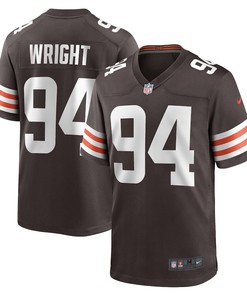 Alex Wright Cleveland Browns Game Player Jersey - Brown