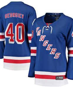 Alexandar Georgiev New York Rangers Fanatics Branded Womens Home Breakaway Player Jersey - Blue Nhl