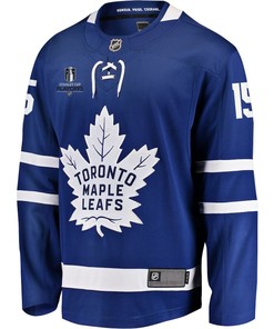 Alexander Kerfoot 15 Toronto Maple Leafs Stanley Cup 2023 Playoffs Patch Home Breakaway Men Jersey - Blue