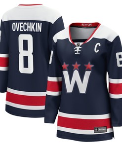 Alexander Ovechkin Washington Capitals Fanatics Branded Womens 2020/21 Alternate Premier Breakaway Player Jersey - Navy Nhl