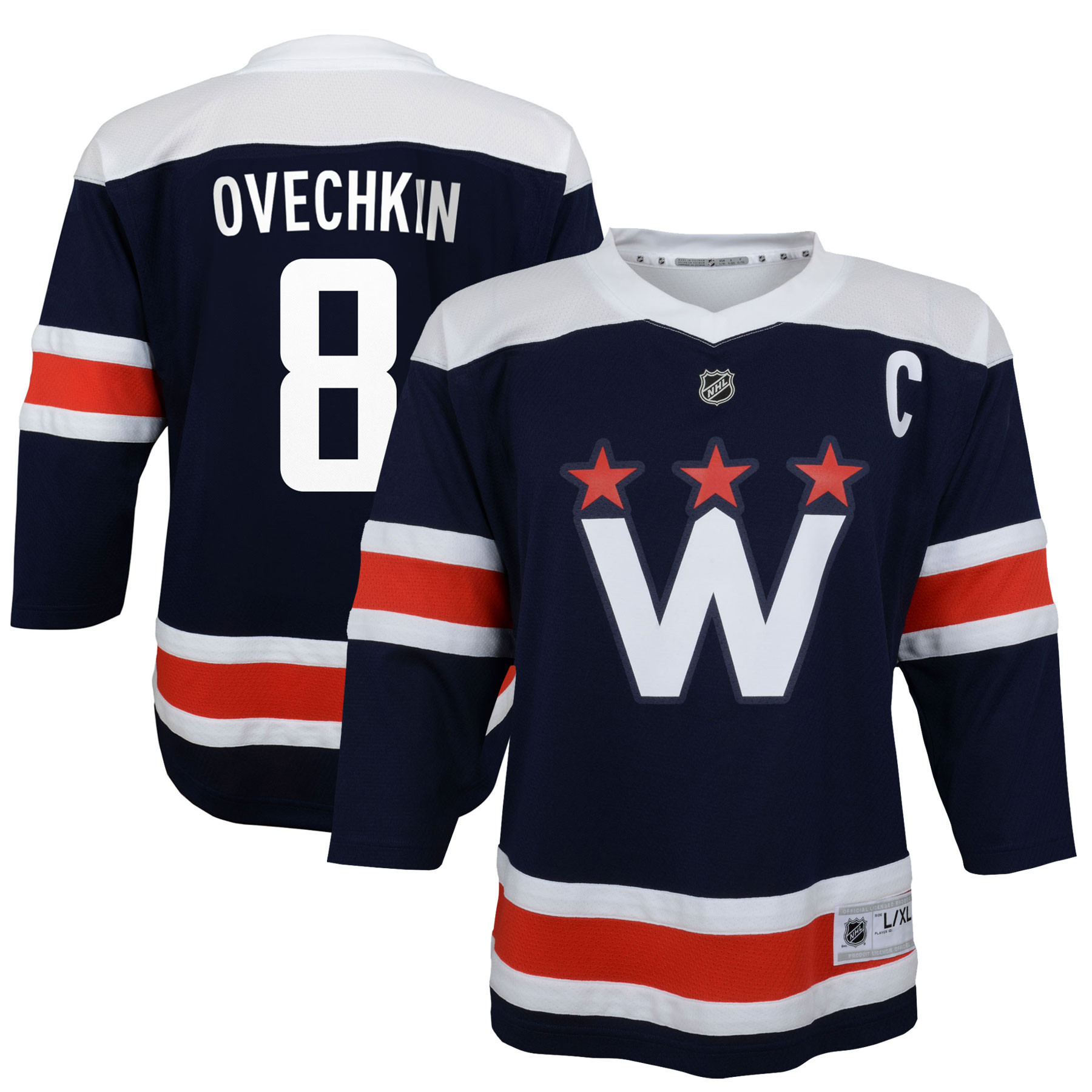 Alexander Ovechkin Washington Capitals Infant 2020/21 Alternate Replica Player Jersey - Navy Nhl