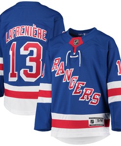 Alexis Lafreniere New York Rangers Home Premier Player Jersey - Blue Nhl