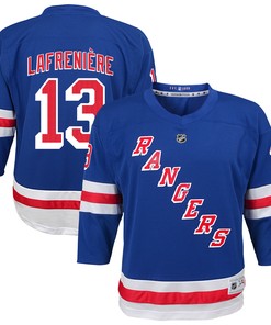Alexis Lafreniere New York Rangers Home Replica Player Jersey - Blue Nhl