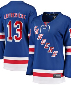 Alexis Lafrenire New York Rangers Fanatics Branded Womens Breakaway Player Jersey - Blue Nhl