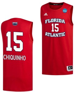 Alijah Martin 15 FAU Owls 2023 March Madness Basketball Men Jersey- Red