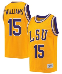 Alisa Williams 15 LSU Tigers 2023 NCAA Basketball Jersey Retro- Gold