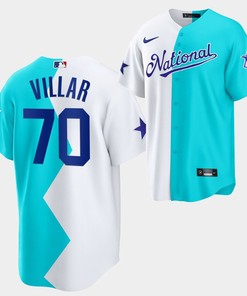 All-Star Futures Game 2022-23 San Diego Padres David Villar 70 White Blue Jersey