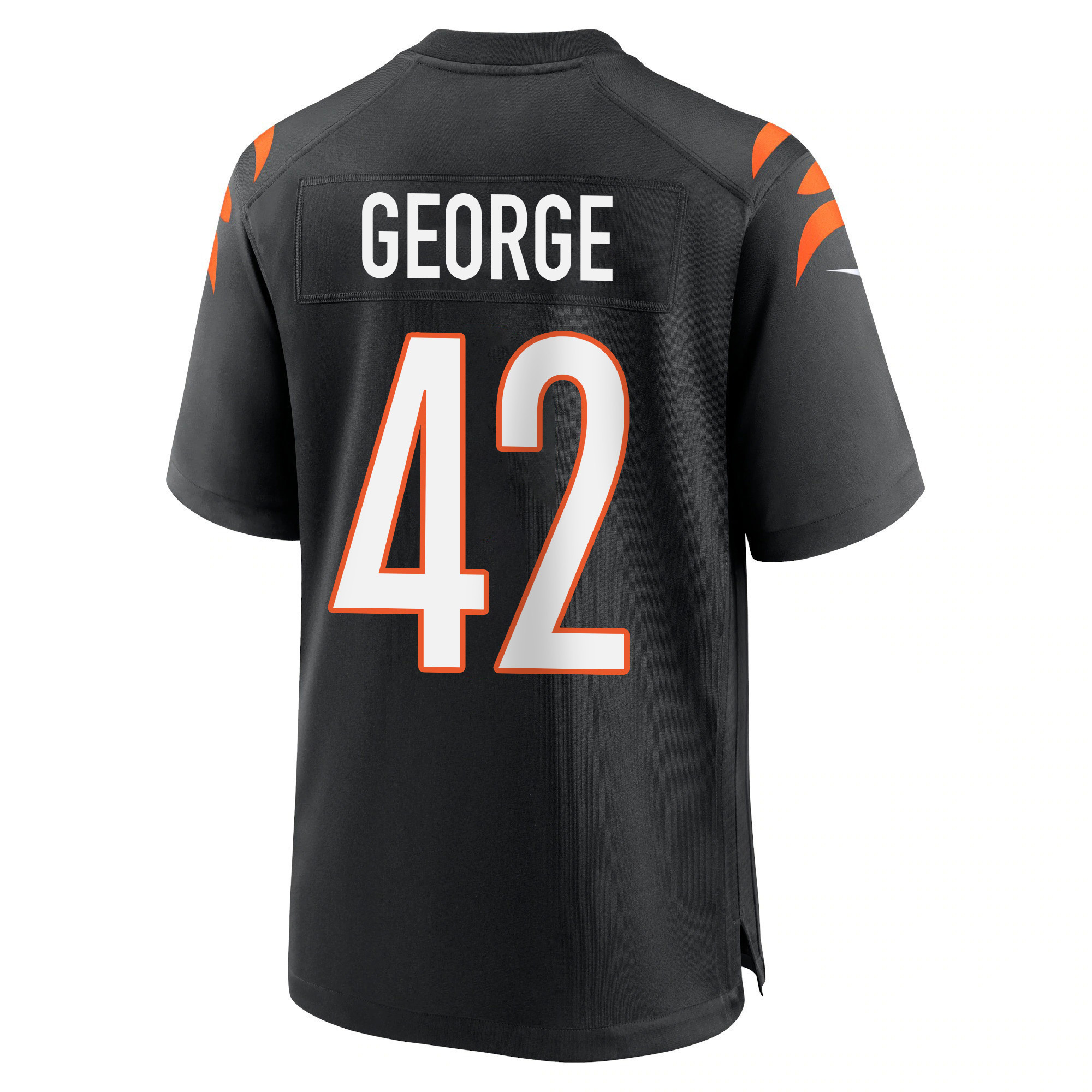 Allan George 42 Cincinnati Bengals Super Bowl LVII Champions Men Game Jersey - Black