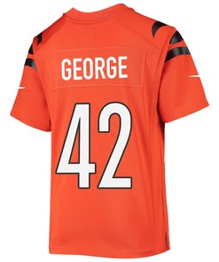 Allan George 42 Cincinnati Bengals Super Bowl LVII Champions Youth Alternate Game Jersey - Black