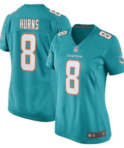Allen Hurns Miami Dolphins Womens Game Player Jersey - Aqua Nfl