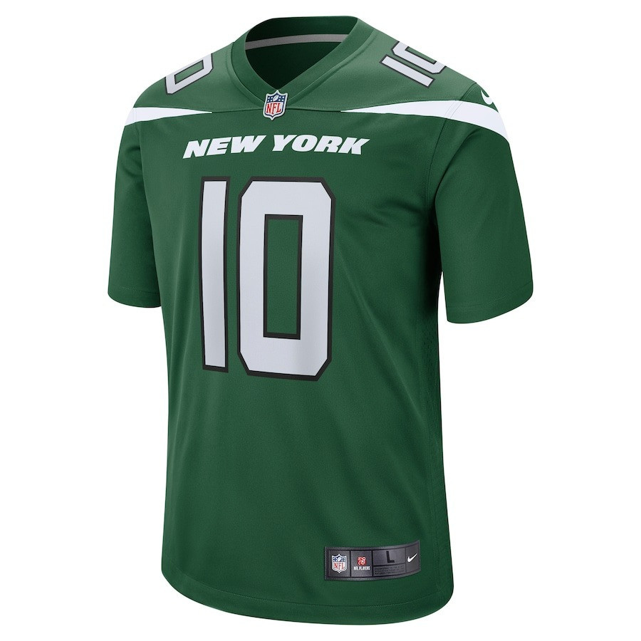 Allen Lazard 10 New York Jets Game Player Jersey - Gotham Green