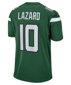 Allen Lazard 10 New York Jets Game Player Jersey - Gotham Green