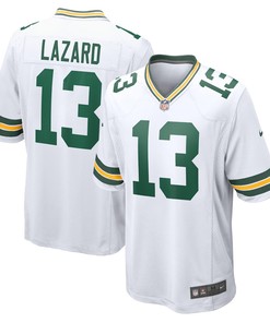Allen Lazard 13 Green Bay Packers Game Player Jersey - White