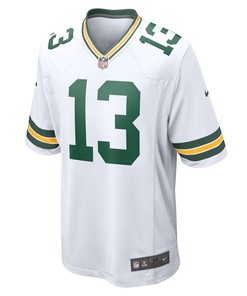 Allen Lazard 13 Green Bay Packers Game Player Jersey - White