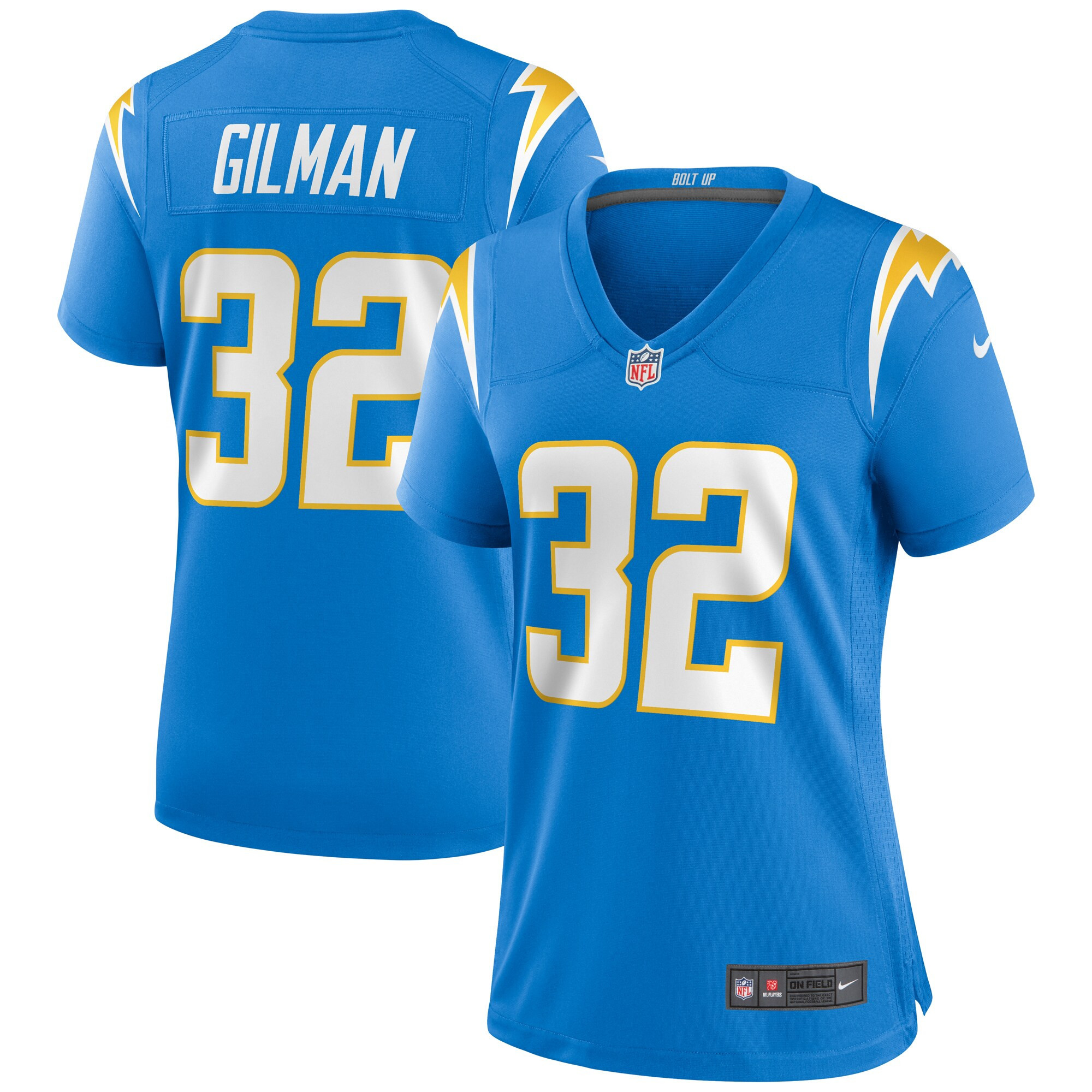 Alohi Gilman Los Angeles Chargers Womens Game Jersey - Powder Blue Nfl