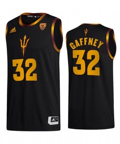 Alonzo Gaffney 32 Arizona State Sun Devils Black Jersey 2022-23 College Basketball