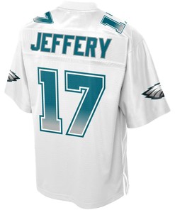 Alshon Jeffery Philadelphia Eagles Nfl Pro Line By Fanatics Branded Fade Fashion Jersey - White