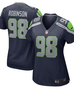 Alton Robinson Seattle Seahawks Womens Game Jersey - College Navy Nfl