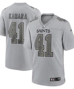 Alvin Kamara 41 New Orleans Saints Atmosphere Fashion Game Jersey - Gray