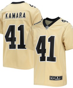 Alvin Kamara New Orleans Saints Inverted Team Game Jersey - Gold Nfl