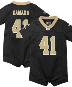 Alvin Kamara New Orleans Saints Newborn & Infant Romper Jersey - Black Nfl