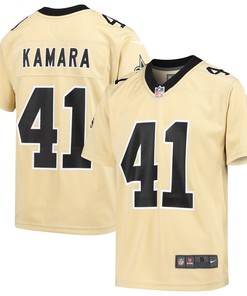 Alvin Kamara New Orleans Saints Nike Youth Inverted Game Jersey - Gold