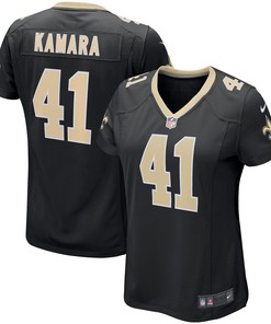 Alvin Kamara New Orleans Saints Womens Game Player Jersey - Black Nfl