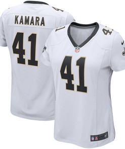 Alvin Kamara New Orleans Saints Womens Player Game Jersey White Nfl