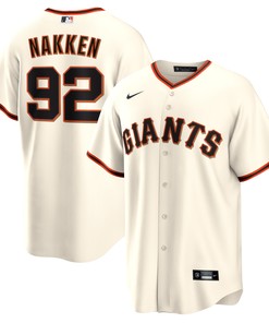 Alyssa Nakken San Francisco Giants Home Replica Player Jersey - Cream Mlb
