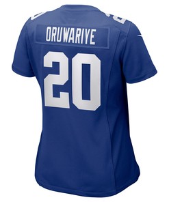 Amani Oruwariye 20 New York Giants Women's Game Jersey - Royal