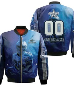 Amari Cooper 19 Dallas Cowboys 3D Personalized Bomber Jacket Model 322