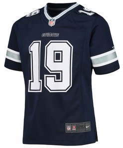 Amari Cooper 19 Dallas Cowboys Girls Youth Game Jersey - Navy