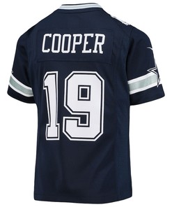 Amari Cooper 19 Dallas Cowboys Girls Youth Game Jersey - Navy