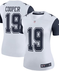 Amari Cooper 19 Dallas Cowboys Women's Color Rush Legend Player Jersey - White